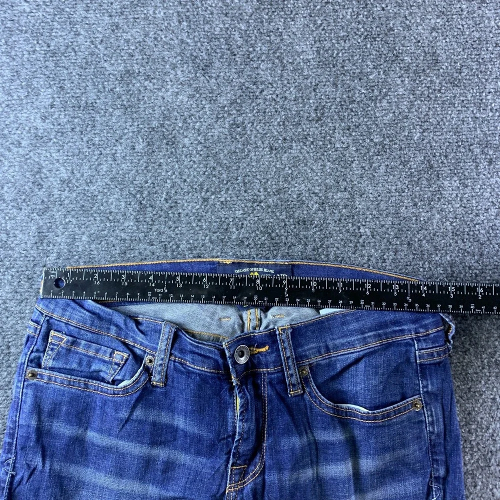 Lucky Brand Brigitte Bermuda Shorts Womens 2/26 Blue Denim Stretch Medium Wash